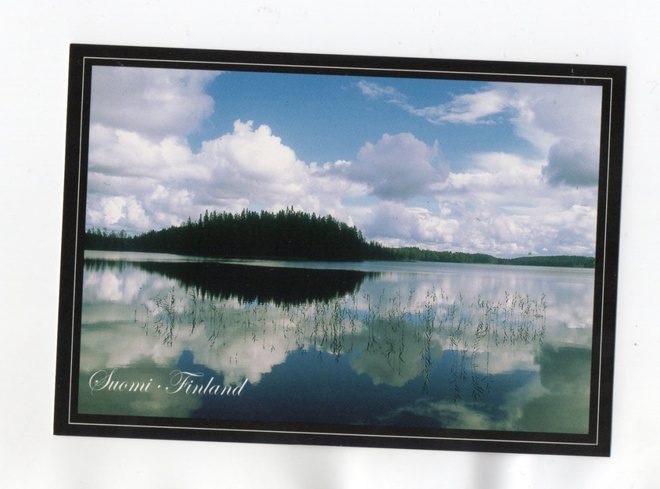 °°KAUNIS JÄRVIMAISEMA°° -KORTTI /(Suomi Finland)