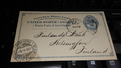 Usa - HF UPU EK 1894 26/10