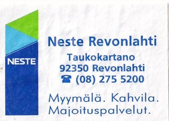 Revonlahti, Taukokartano, Neste 4/8