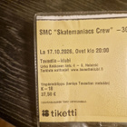 SMC " skatemaniacs Crew -30 vuotta. 2 Lippua. - pikkukuva 1