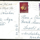 Tub Joulumerkki 1968 Joululintu kortilla - pikkukuva 1