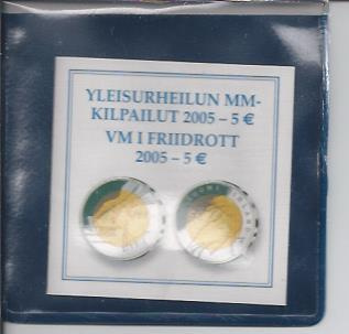 2005 5 € Yleisurheilun MM