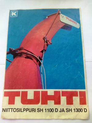 TUHTI Niittosilppuri SH 1100D, SH 1300D -myyntiesite