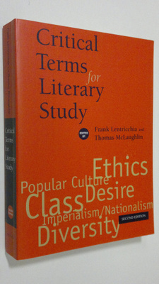 Frank Lentricchia : Critical Terms for Literary Study