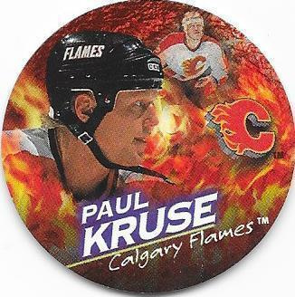 1995-96 NHL Pogs #53 Paul Kruse Calgary Flames Gooni