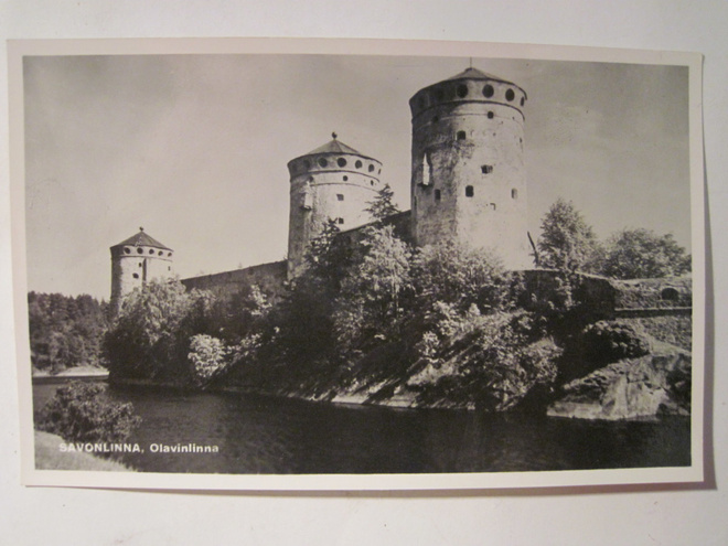 VANHA Postikortti Savonlinna 1930-l Alkup. Mallikappale