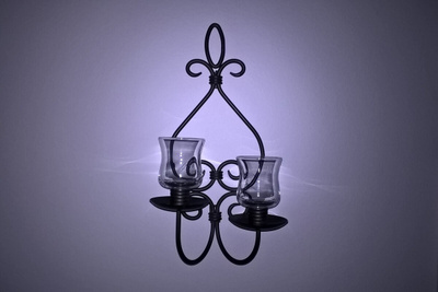 Partylite - Seinälampetti + kynttiläkruunut 2 kpl