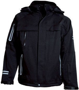 ELKA Edge SK086200 talvitakki (musta, koko L)