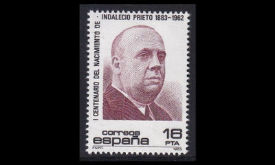 Espanja 2617 ** Poliitikko Indalecio Prieto (1983)
