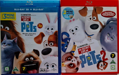 LEMMIKKIEN SALAINEN ELÄMÄ 1 & 2 BLU-RAY