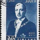 1941 Ryti 3:50 mk leimattu LaPe 246 W I 25 mm - pikkukuva 1