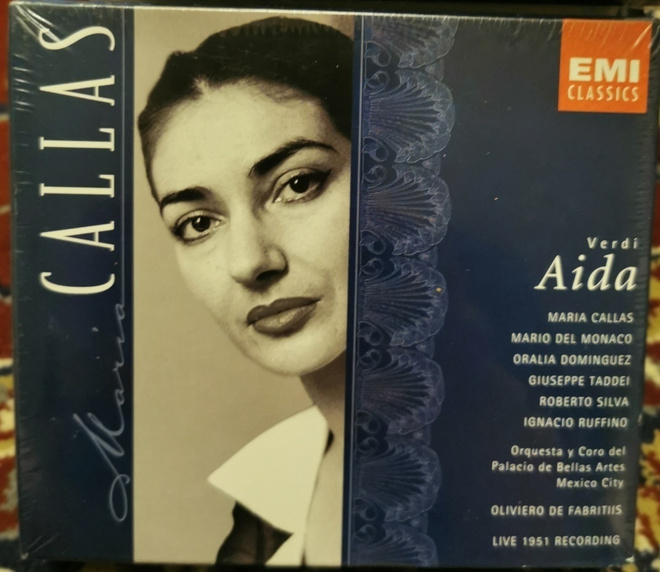 Maria Callas Aida Verdi Emi Classics UUSI