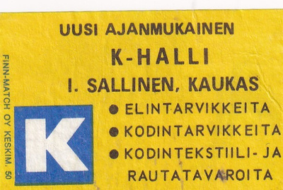 Kaukas, K - Halli I. Sallinen   b589