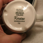 ARABIA, KAHVIKUPPI+ASETTI KASINO MALLI GB - pikkukuva 3