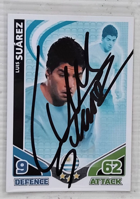 Luis Suarez Uruguay signed