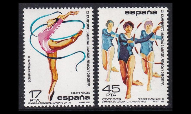 Espanja 2696-7 ** Rytmisen voimistelun MM-kilpailut (1985)