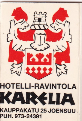 Joensuu, Hotelli-Ravintola Karelia  .  e174