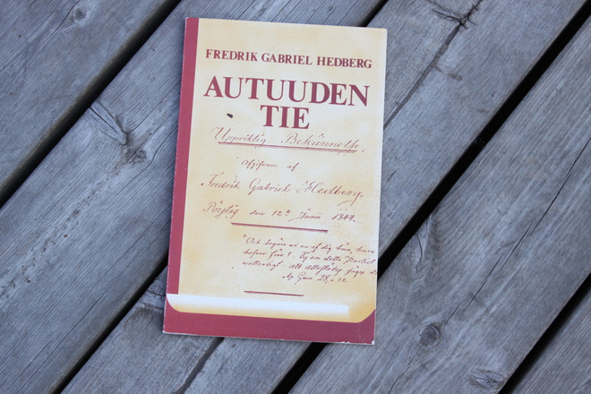Hedberg Autuuden tie Fredrik Gabriel Hedbergin vilpitön u T1