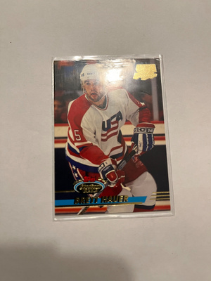 1993-94 Stadium Club Team USA Brett Hauer #7of23