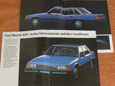 1982 Mazda 929 esite - suom - 18 siv - KUIN UUSI