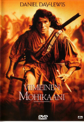 dvd, Viimeinen mohikaani (Daniel Day-Lewis, Madeleine Stowe)