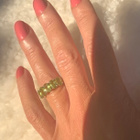 Sormus vihreät cubic zirkoniat 17,5- - pikkukuva 1