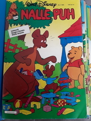 NALLE PUH vuosikerta 1985 kansiossa
