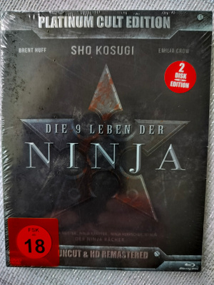 Nine deaths of the Ninja (Limited,Sho Kosugi) blu-ray+dvd
