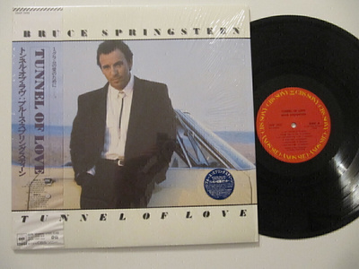 Bruce Springsteen Tunnel Of Love Japani LP OBI