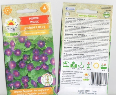 Aitoelämänlanka "Grandpa Ott's" siemenet #