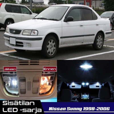 Nissan Sunny (B15) Sisätilan LED-sarja 6-osainen