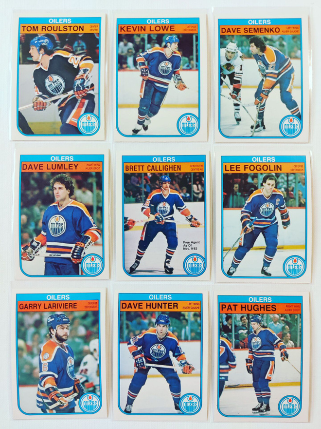 82-83 Opc - Edmonton Oilers 10kpl