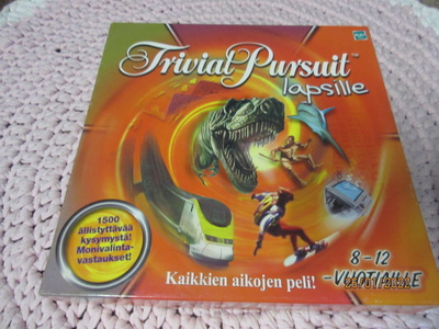Trivia Pursuit lapsille 8-12 vuotialle Hasbro 2002