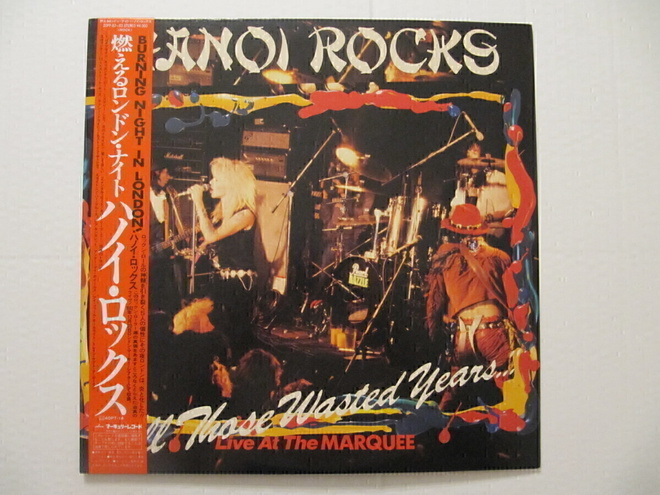 Hanoi Rocks All Those Wasted Years 2*LP Japani OBI GF