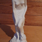 Venus patsas, alaston kylpevä nais patsas n. 23 cm - pikkukuva 1