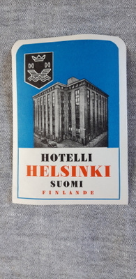 Matkalaukkumerkki tai hotellimerkki, Hotelli Helsinki