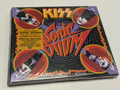 KISS - Sonic Boom (2CD+DVD) UUSI!! Special Edition