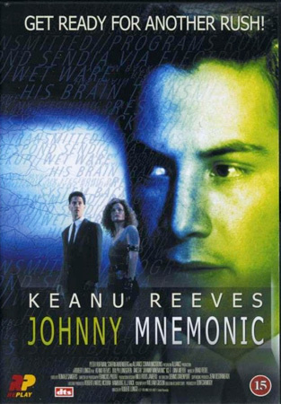 Johnny Mnemonic 1995 K Reeves, D Lundgren, cyberpunk scifi