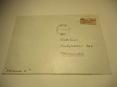 1962 Virransalmi (Mäntyharju) rivil + PV9
