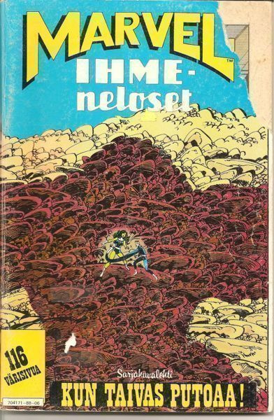 Marvel 6/1988 Ihmeneloset - Kun taivas putoaa - sarjakuva