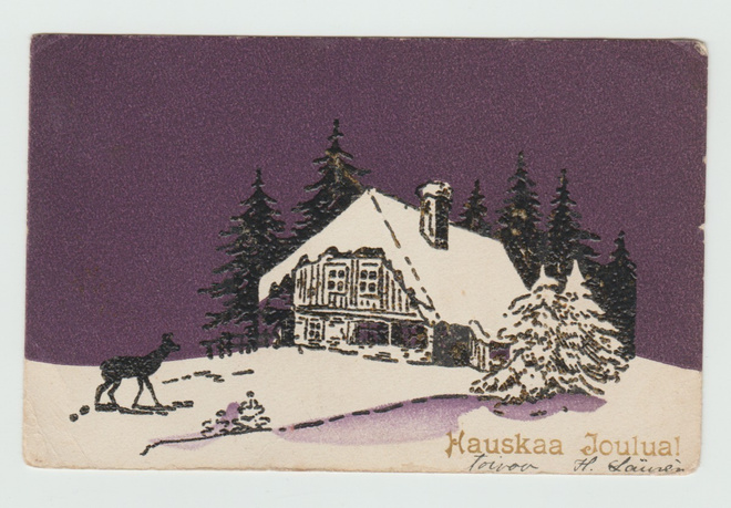 Kauris lähesty taloa (T)