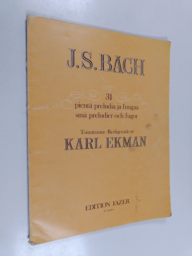 Johann Sebastian Bach : 31 pientä preludia ja fuugaa = 31...