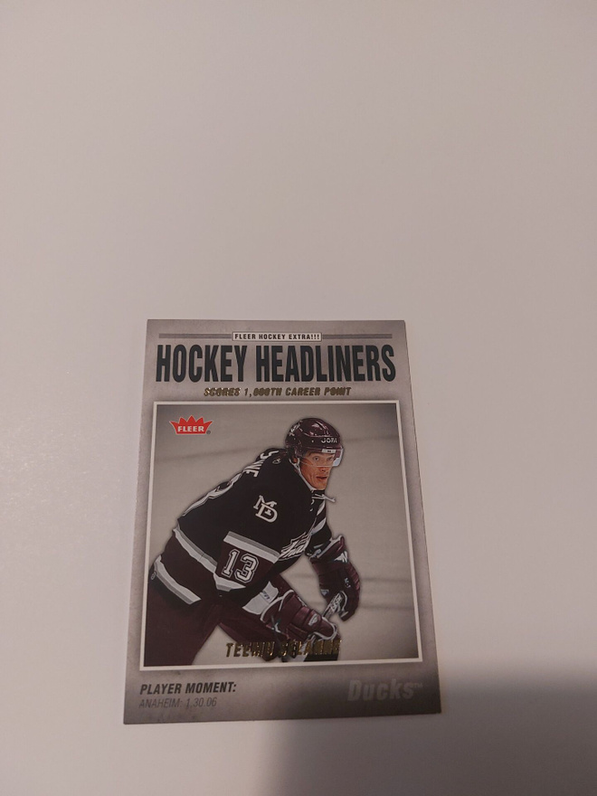 2006-07 Fleer Hockey Headliners #HL3 Teemu Selänne