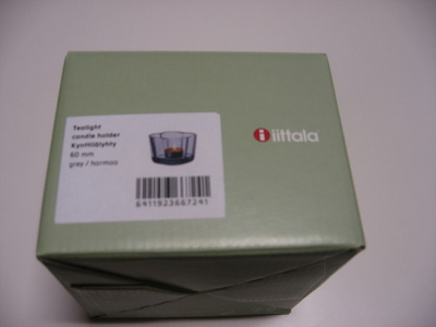 Iittala Aalto kynttilälyhty, harmaa