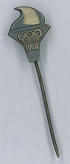 Mexico Meksiko olympialaiset 1968 rintaneula