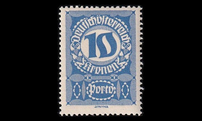 Itävalta P_91x ** Porto 10 Kr valk.pap (1920)