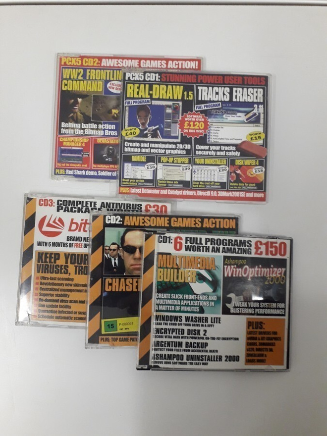 PC Extreme 5, 6, ohjelmalevyt (2003, 5cd)