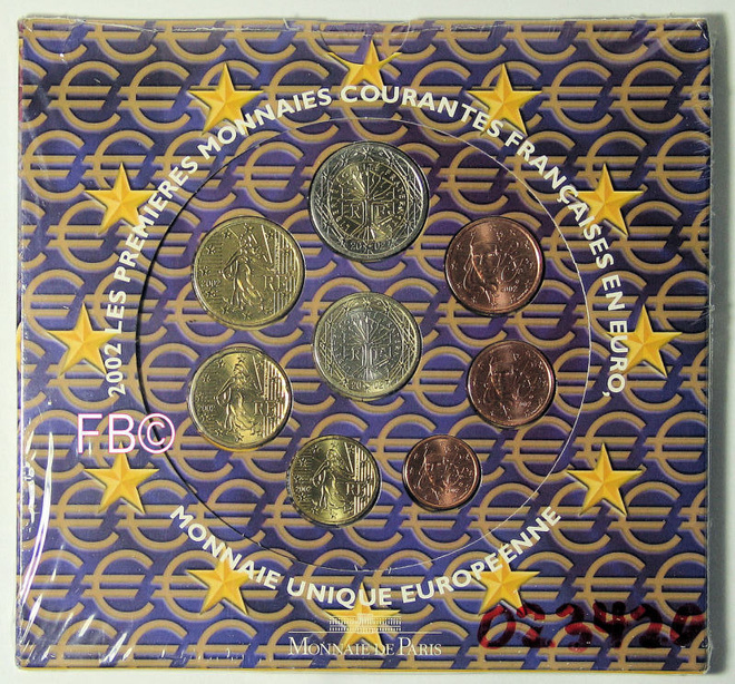 2002 RANSKA  1C - 2euro  BU laatu