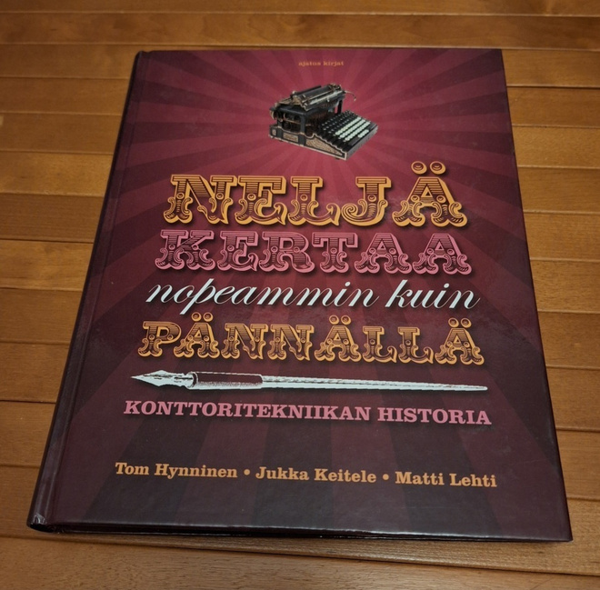 Kirja Neljä kertaa nopeammin kuin pännällä