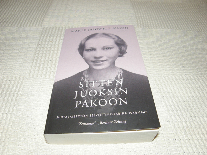 Marie Jalowicz Simon Sitten juoksin pakoon  -nid